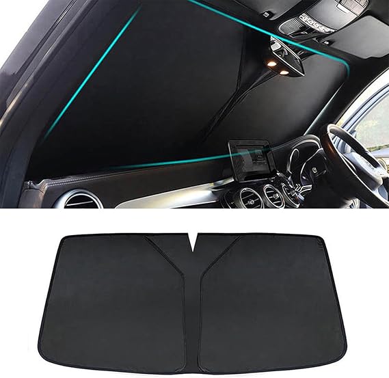 Fit for Audi A6 C7 Sedan 2012-2018, Windshield Sun Shade, Sun Shade for Car Windshield, Car Sun Shade, for to Keep Vehicle Cooler