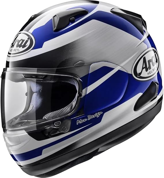 Arai Quantum-X Steel Adult Street Motorcycle Helmet - Blue/Medium