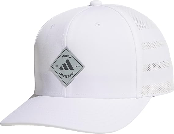 adidas Men's Quick Dry Snapback Hat | Moisture-Wicking Sweatband, Adjustable Fit, Curved Brim, Lightweight, Secure All-Day Comfort