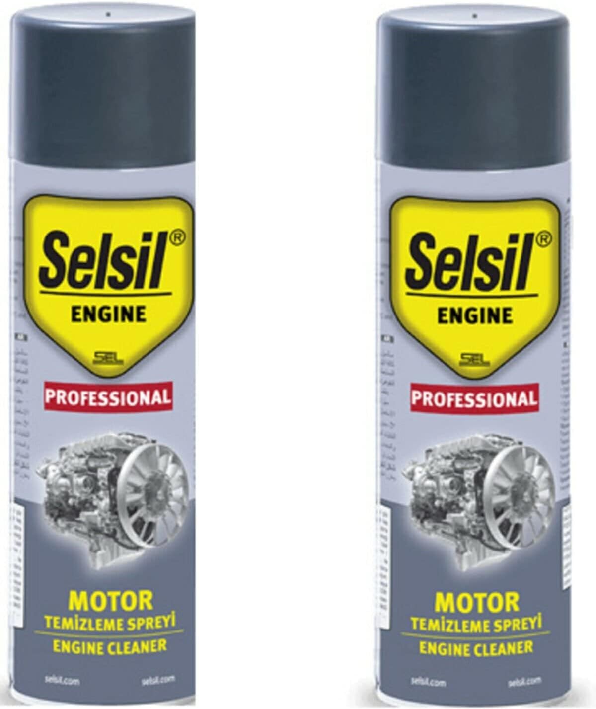 Selsil 500 ml Engine Cleaner Waterless Engine Cleaner Spray 2 Pieces
