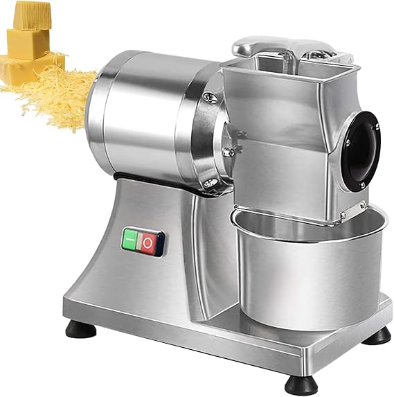 550W Large Electric Cheese Grater, Stainless Steel Electric Butter Grinder, Commercial Cheese Grinder Machine, for Cheese Butter Grains