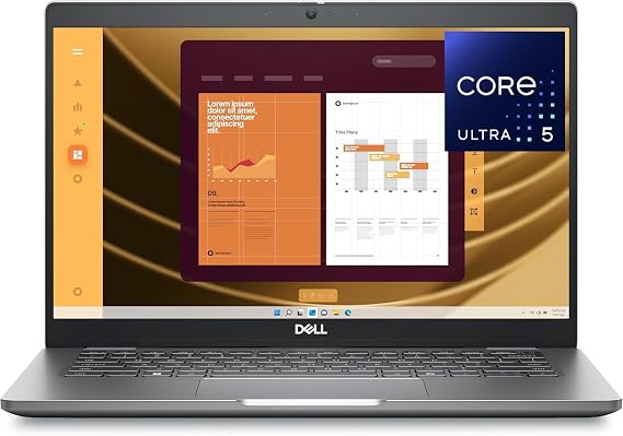 Dell Latitude 5350 Multi-Touch 2-in-1 Laptop 13.3" FHD, Intel Core Ultra 5-135U, 32GB RAM, 1TB NVMe SSD, Webcam, AX Wi-Fi, BT, Backlit Keyboard, Thunderbolt, HDMI, USB C, Windows 11 Pro, Notebook Grey