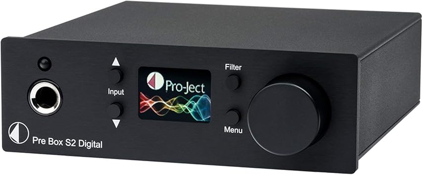 Pro-Ject Audiophile Home Audio/Video Product Black Box - Pre Box S2 Dgt Black
