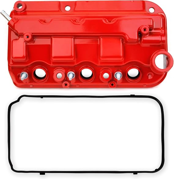Aluminum Engine Valve Cover Compatible with 2008-2017 Honda Accord Crosstour Odyssey Pilot Ridgeline 2012-2015 Acura RDX TL Replace 12310R70A00