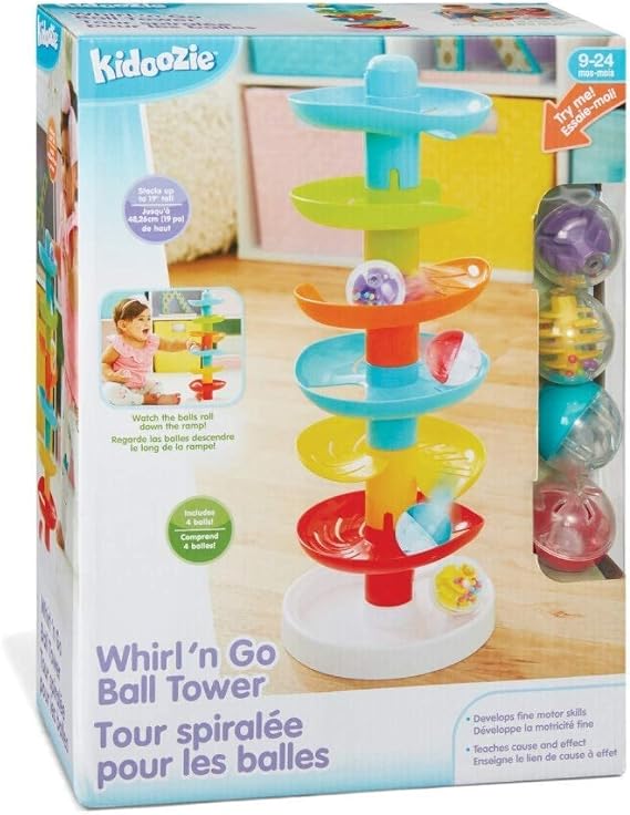 Kidoozie Ball Drop | Toddler Toy | Learning & Developmental Tower | Activity & Educational Preschool Toys & Games