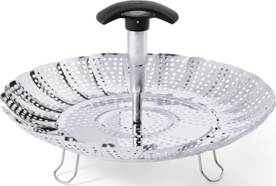 OXO Good Grips Steamer Basket - Stainless Steel, 8 Inch Diameter