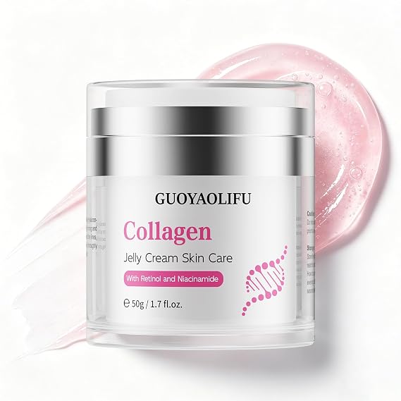Hydrating Collagen Retinol Jelly Face Cream for All Skin Types (1.7 Oz)