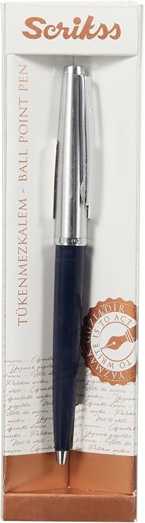 Scrikss Metropolis 78 Ballpoint Pen Navy Blue