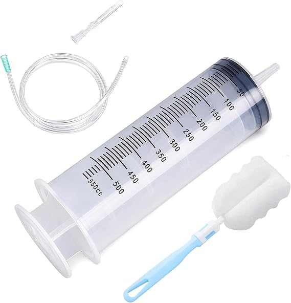 500ml Large Capacity Syringe, Reusable Liquid Measuring Tool for Industry Lab Syringes Garden Pet Feeding Plant Watering
