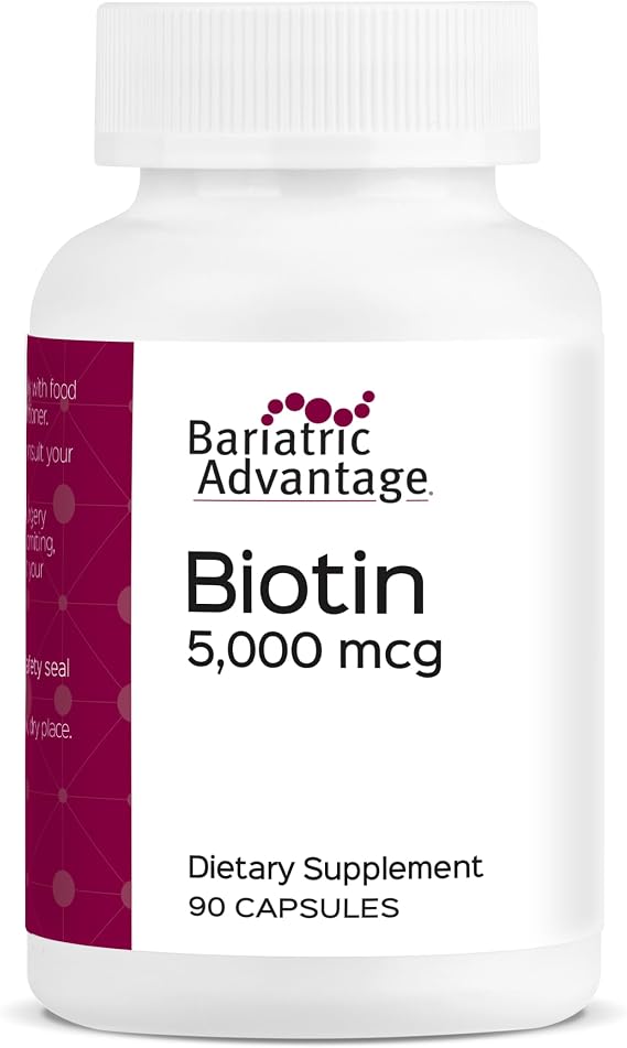 Bariatric Advantage Biotin 5,000 mcg, 90 Count
