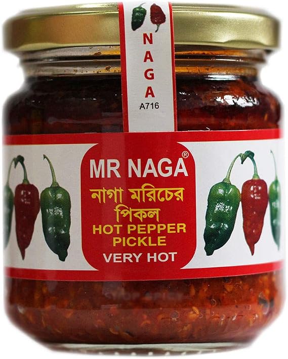 Mr Naga Hot Pepper Pickle (Very Hot) - 190g