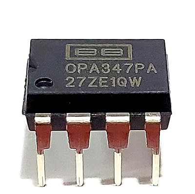 OPA347PA OPA347 1-Channel MicroPower Rail-to-Rail High Speed Operational Amplifier Op Amp Breadboard-Friendly IC DIP-8 Pack of 10