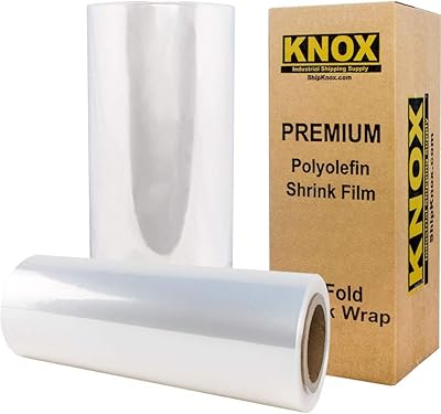Knox Brand - 8 75 Gauge Polyolefin Shrink Film Heat Wrap POF Centerfold 525 feet