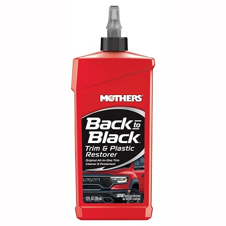 Mothers Back-to-Black Trim & Plastic Restorer, 12 oz. (06112)
