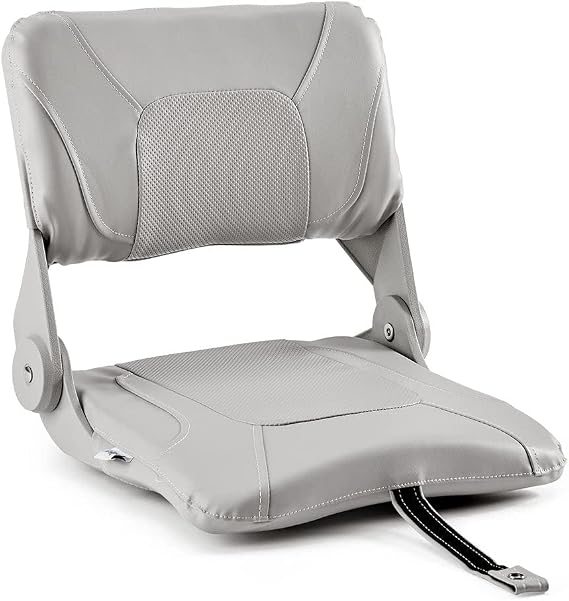 DeckMate Compact Folding Fishing Seat - Gray