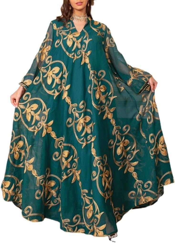 Womens Dress, Kaftan Abaya Dress, Muslim Dubai Robe, Womens Dress, Ramadan, Africa, Turkey, Kaftan