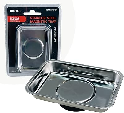 Small Rectangular Stainless Steel Magnetic Tray: MC-17466