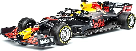 Bburago - 1/43 Scale Model Compatible with Red Bull Racing RB 15 (2019) # 33 Compatible with Max Verstappen (Matte Blue)
