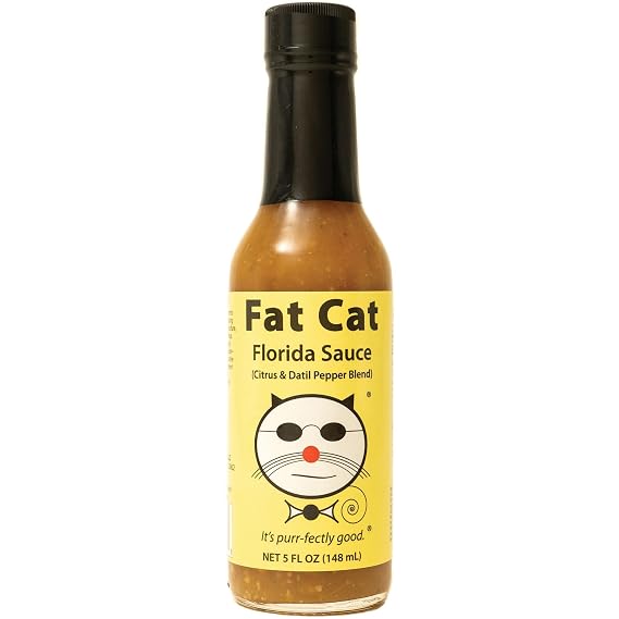 Florida Sauce Citrus & Datil Pepper Sauce by Fat Cat Gourmet, 1 Bottle