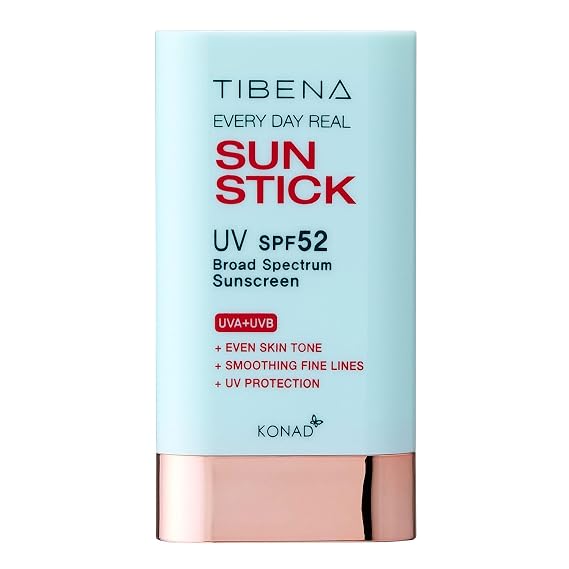 Everyday Real Sunscreen Stick SPF 52 - Broad Spectrum UV Protection 20g | Sunscreen Stick for All Skin Types, Under or Over Makeup