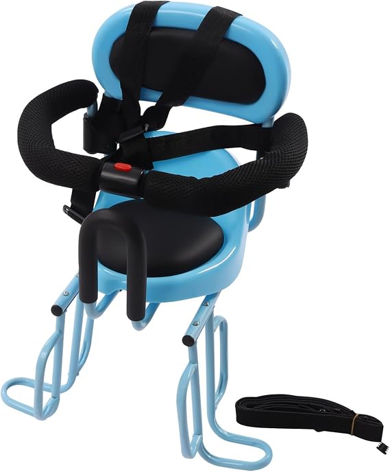 DHBREK Kids Bike Seat Rear Mounted Bike Seat Child Rear Seat with Seat Cushion, Bicycle Accessories for Adult Bikes Bicycle Baby Kids Rear Seat with