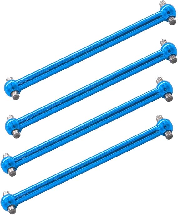 4PCS Aluminum Alloy Universal Drive Joint Dogbone Replacement Part Compatible with WLtoys A959 A969 A979 A959-B A969-B A979-B K929-B 1/18 RC Car