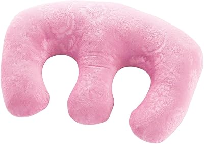 shamjina Soft Detachable Chest Pillow Chest Pad Breast Support Pillow Feminine Bolster for SPA Beauty Salon Massage Table for Better Sleep - Pink