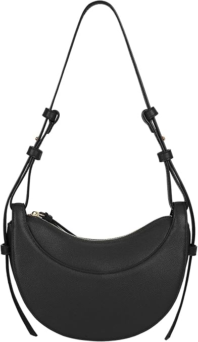 Faux Leather Saddle Bag for Women Shoulder Bag Crescent Purse Trendy Crossbody Purse Hobo Handbag