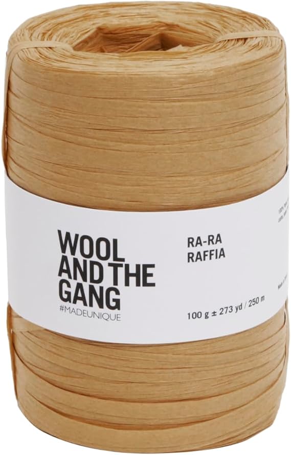 Wool and the Gang Ra Ra Raffia, Tropez Tan (221), 100g