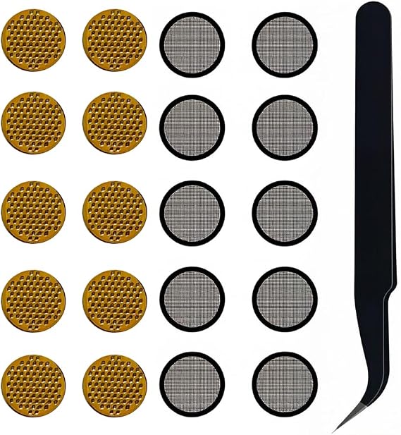 Replacement Dust Proof Filter Mesh for JLab Earbuds,20 Pieces | Compatible with JLab Go Sport+ / Go Air Sport & JLab JBuds Mini/Air Pro/Air ANC/Epic Air Sport ANC Gen 2 & 3/Epic Lab Edition