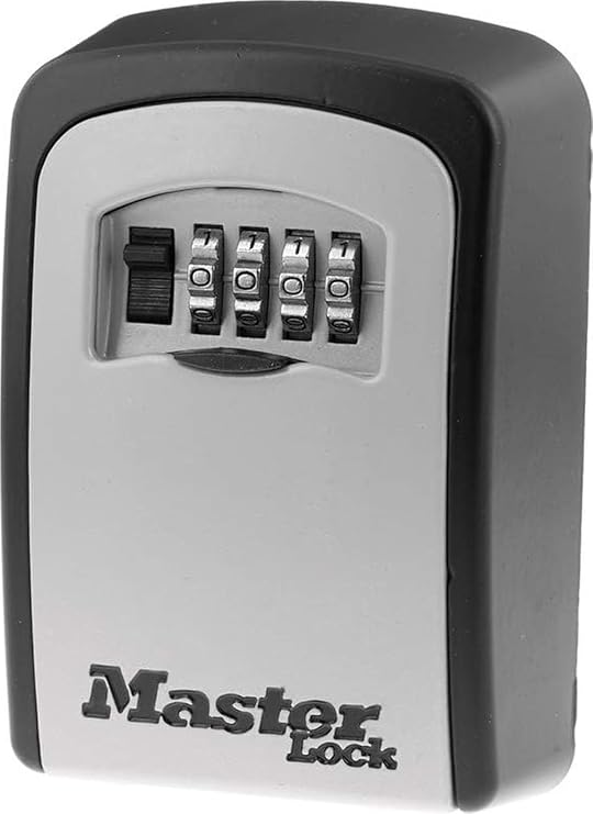 Master Lock 5-Key Combination Safe Black/Silver 5401D