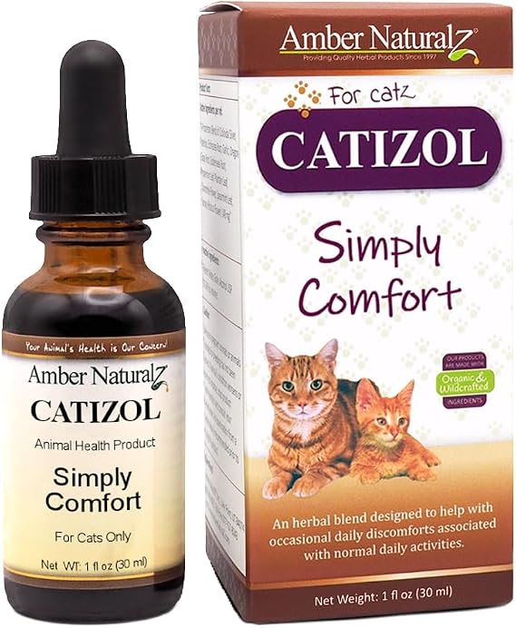 Amber NaturalZ Catizol for Cats, Comfort & Occasional Discomfort, 1 fl oz