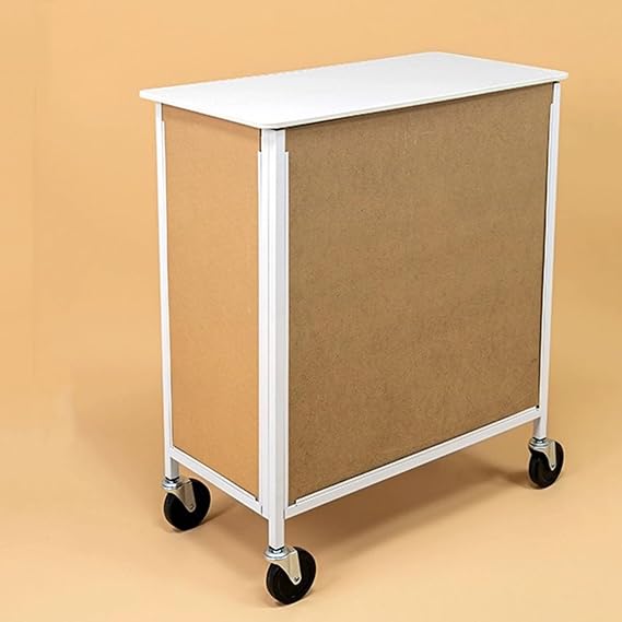 Mobile Portable Promotion Counter Table，fold Supermarket Tasting Table Trade Show Podium Table Display Exhibition Counter Stand，metal Advertising Display Banner Stand Reception Event Desk