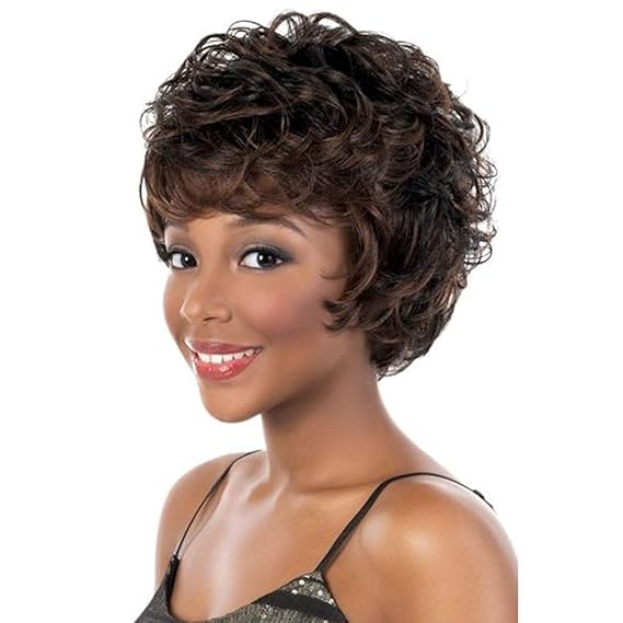 Motown Tress (Glam) - Synthetic Full Wig in DARK BROWN