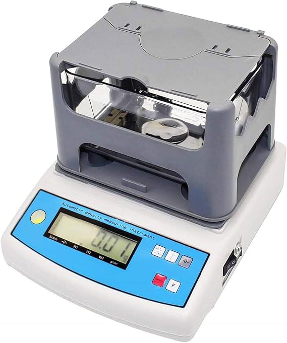 Electronic Solid Density Meter,Density Testing Instrument,0.001g/Cm3 High Accuracy Digital Solid Densimeter,10 Seconds Quick Measurement,For Industrial Lab Equipment,300g