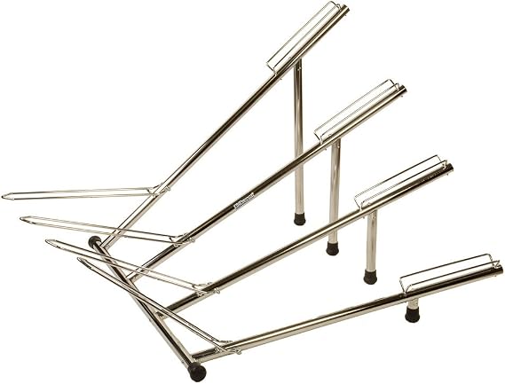 Four Bicycle Display Rack, Silver Metal, Shop, Showcase, Showroom