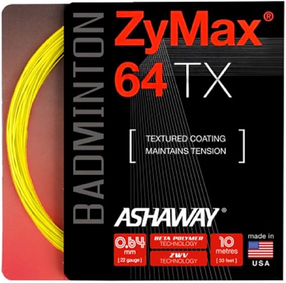 Ashaway Zymax 64TX String (10m) Yellow