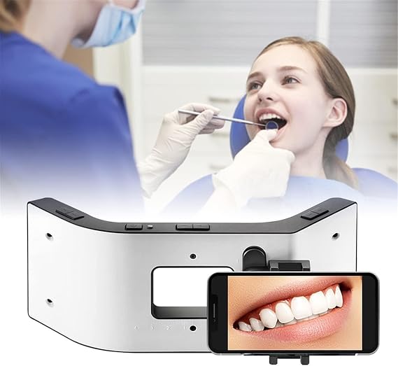 Dental Photography Aid,Mobile Dental Photography Light, Dental Photography LED Mobile Holder, Dental Oral LED Light for Dentist Clinics Oral Photography