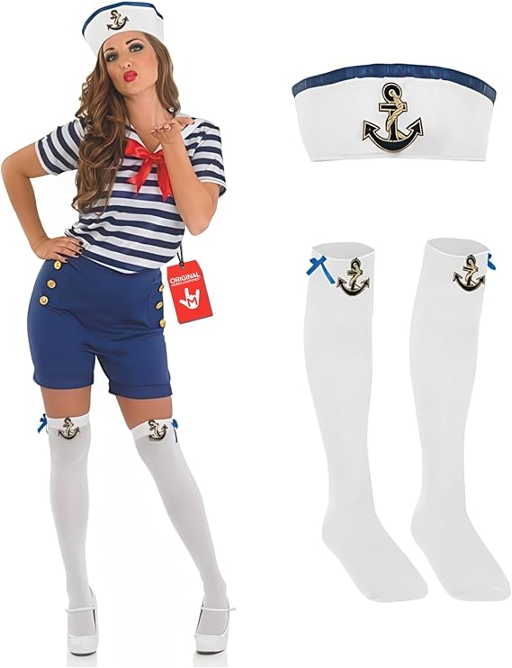 fun shack, Sailor Costume Women, Halloween Costumes for Women