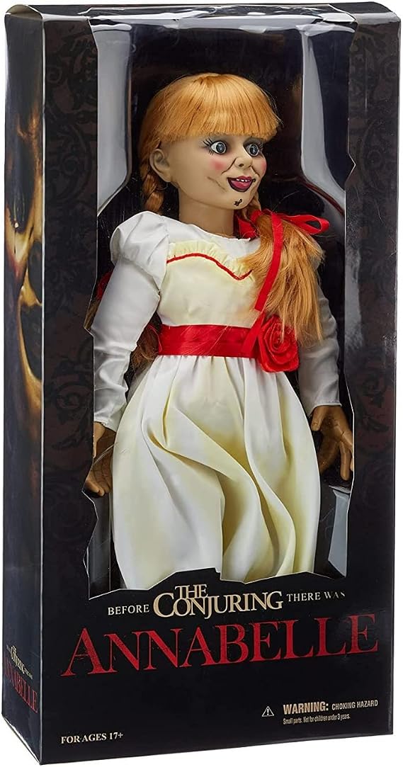 Mezco Star images 90500 "Annabelle The Conjuring Prop Replica Doll, Silver