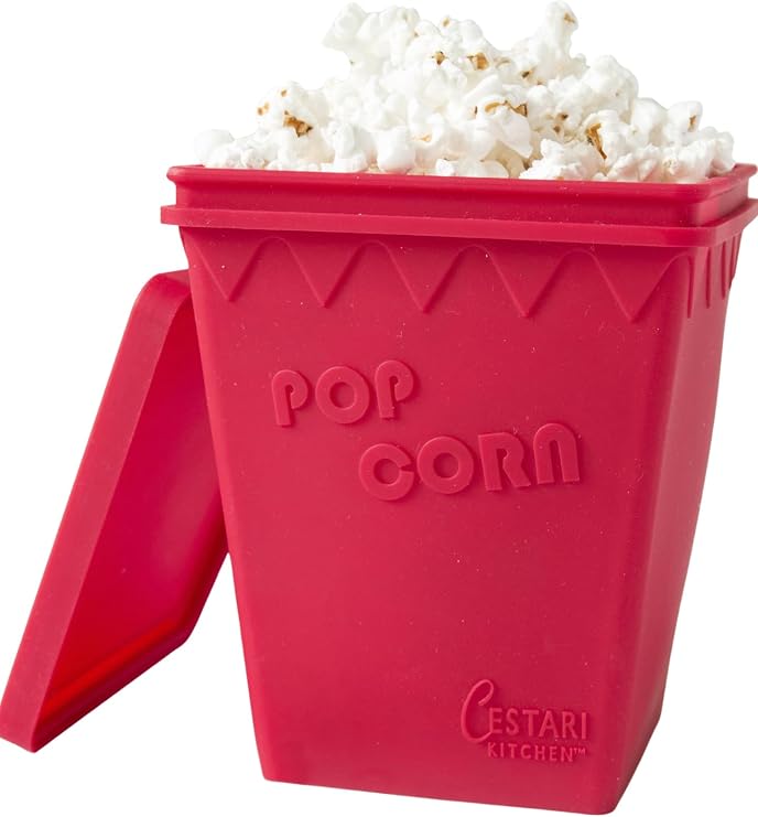 Cestari Microwave Popcorn Popper - Replaces Microwave Bags