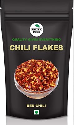 Prizex Red Chilli Flakes Seasonings for Pizza,Pasta | Pizza Chili 500g