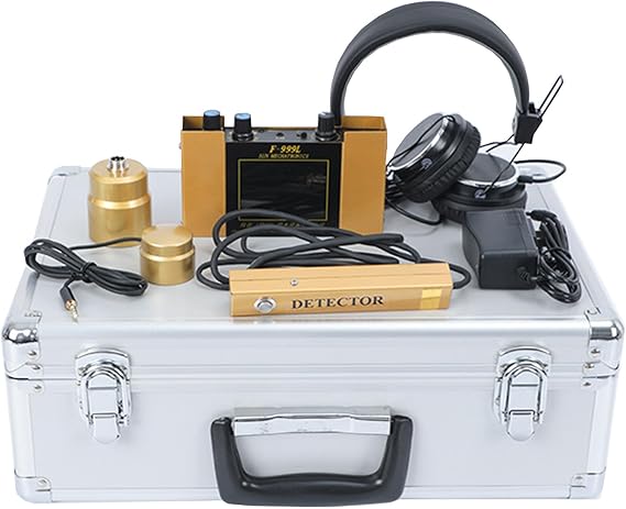 Portable Wall Water Leak Detector - Underground Plumbing Leak Detection Equipment with Sound Collector & Headphones for Floor Heating Leak Prevention