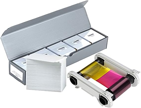 Evolis R5F008AAA YMCKO Color Ribbon + 500 PVC Cards