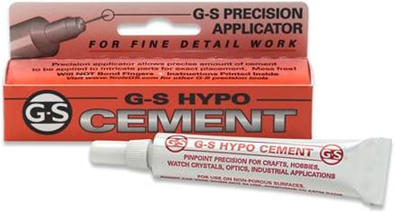 G-S Hypo-Tube Jewelers Cement Clear 1/3 oz 4 Pack