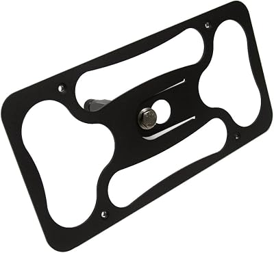 CravenSpeed Platypus License Plate Mount Compatible with Porsche Macan SGTS 2022-2025 | No Drilling | Installs in Seconds | Made of Stainless Steel & Aluminum | Made in USA