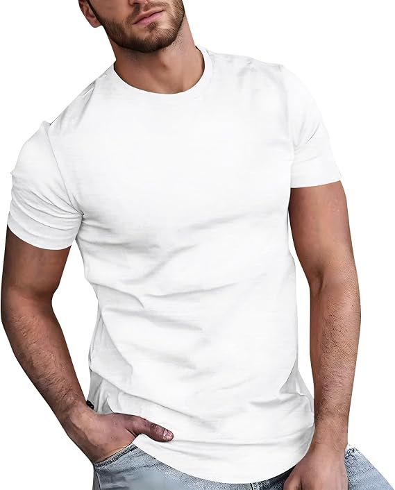 Men's Mesh Workout T-Shirt Short Sleeve Athletic Quick-Dry Top Lightweight Fabric Casual Activewear