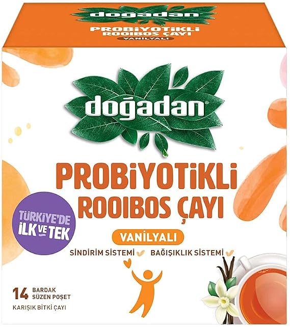 Doğadan Probiyotikli Rooibos Vanilyalı Çay 14lü