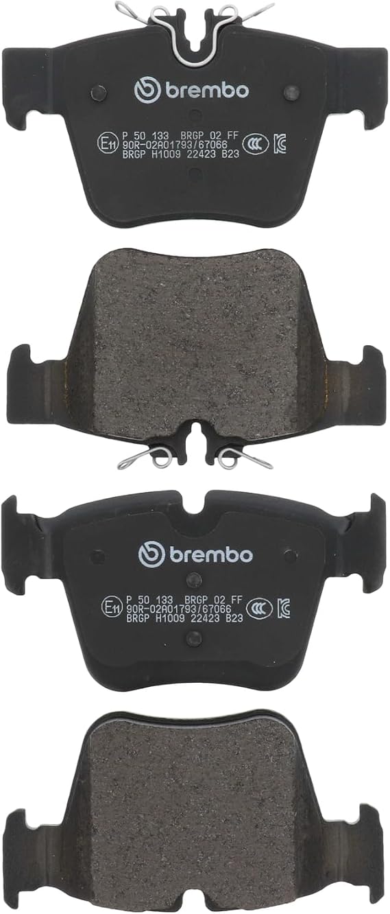 Brembo P50133 Low-Met Rear Disc Brake Pad Set MERCEDES-BENZ OE# A0004205200