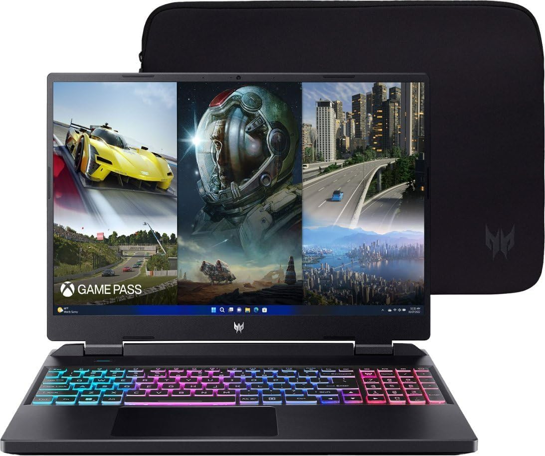 acer Predator Helios Neo 16-2023 Laptop - 16 WUXGA IPS - 165Hz 16-Core Intel i7-13700HX - 16GB DDR5 512GB SSD - NVIDIA GeForce RTX 4050 6GB GDDR6 Thunderbolt 4 - Backlit Keyboard - Win11 Home